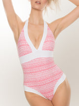 Halter Neck Swimsuit with Tummy Control - Maya Bay - Jag London - Jaglondon