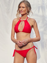 Sofia Red Bikini Bottom - Jaglondon