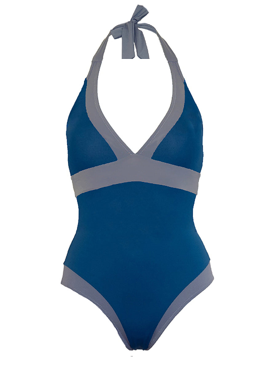 Halter Swimsuit with Tummy Control Santorini Jag London JAG London