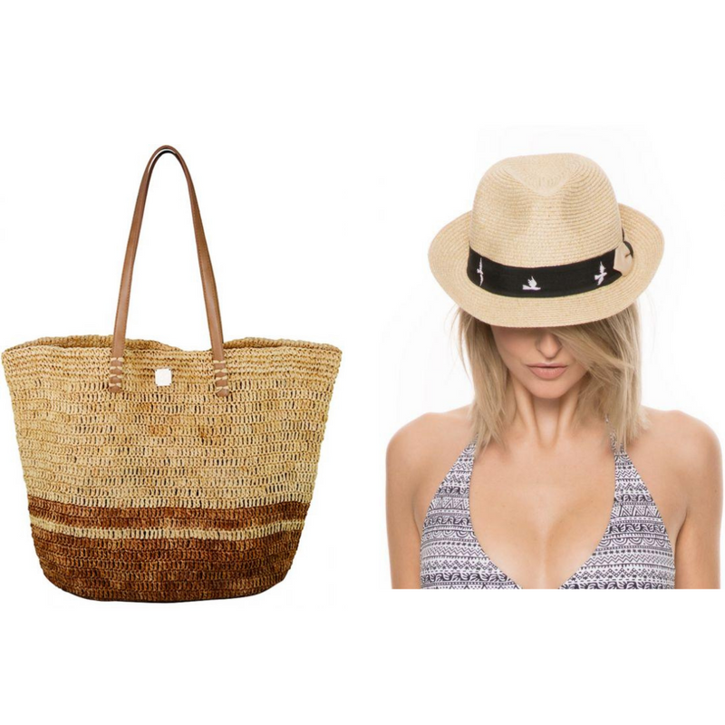 Beach Hat & Bag Combo- May Bay - Jaglondon